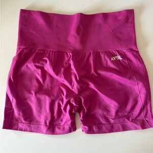 AYBL Women's Pink EMPOWER SEAMLESS SHORTS
